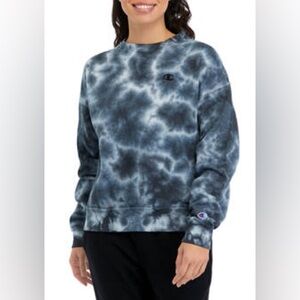 Champion Relaxed Fleece Dip Dye Crew Sweatshirt